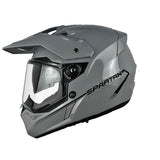 CASCO MULTIPROPOSITO SPARTAN WOLF GRIS BRILLO