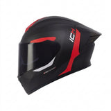 CASCO INTEGRAL ICH 505 ZORK NEGRO+ROJO