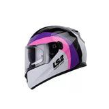 CASCO LS2 320 STREAM LOOP GRIS FUCSIA