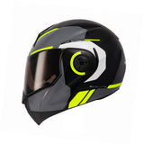 CASCO ABATIBLE ICH 3110 KHAM NEGRO+GRIS