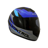 CASCO INTEGRAL KONTROL 878 GLANZ AZUL