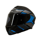CASCO INTEGRAL SPARTAN DRAKEN S SUN RAY B7 NEGRO+AZUL