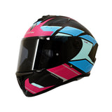 CASCO INTEGRAL SPARTAN DRAKEN S SUN RAY B8 AZUL+MORADO