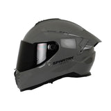 CASCO INTEGRAL SPARTAN HAWK EVO PLANO A12 GRIS BRILLANTE