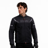 CHAQUETA PROTECCIÓN VERANO ATOMIC JOURNEY LIGTH  NEGRO