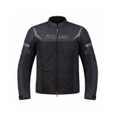 CHAQUETA PROTECCIÓN VERANO ATOMIC JOURNEY LIGTH  NEGRO