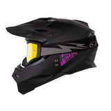 CASCO MULTIPROPOSITO HRO MX03 PLANO NEGRO+MORADO
