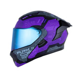 CASCO ABATIBLE XONE 3000 RS CBR NEGRO+MORADO
