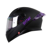 CASCO INTEGRAL SHAFT_PRO 612 DV EVO PLANO NEGRO+MORADO