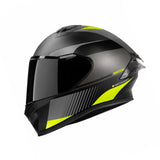 CASCO INTEGRAL ICH 503 ZEIBA NEGRO+VERDE