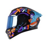 CASCO ABATIBLE XONE 3004 RS STUFF NEGRO+NARANJA