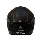CASCO INTEGRAL SPARTAN DRAKEN S SUN RAY B7 NEGRO+AZUL
