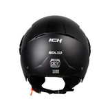 CASCO ABIERTO ICH 102 NEGRO MATE