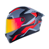 CASCO INTEGRAL XONE X-500 RS ORACLE ROJO+GRIS