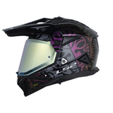 CASCO MULTIPROPÓSITO LS2 MX710 RANGI NEGRO CAMALEÓN