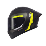 CASCO INTEGRAL ICH 505 ZORK NEGRO+AMARILLO