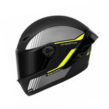 CASCO INTEGRAL ICH 501 SLASA NEGRO+AMARILLO