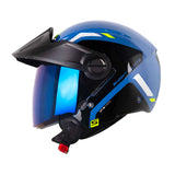 CASCO ABIERTO SHAFT 212 ONER AZUL+AMARILLO NEON