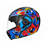 CASCO ABATIBLE ICH 3110_S CANDY_BRA NEGRO+AZUL