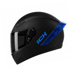 CASCO INTEGRAL ICH 501 NEGRO+AZUL