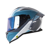 CASCO INTEGRAL SHAFT 598 GTR SPEEDOU GRIS+AZUL