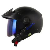 CASCO ABIERTO SHAFT 212 NEGRO+AZUL