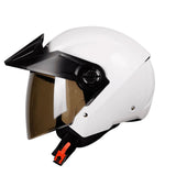 CASCO ABIERTO ICH 102 PLANO BLANCO BRILLO