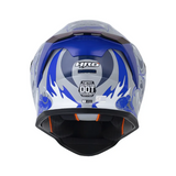 CASCO INTEGRAL HRO 506 SP ROUGH GRIS+AZUL