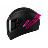 CASCO INTEGRAL ICH 501 NEGRO+FUCSIA