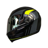 CASCO ABATIBLE 3110 REPLACED NEGRO+GRIS+VISOR DORADO