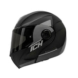 CASCO ABATIBLE ICH 3110 STORMY NEGRO+GRIS