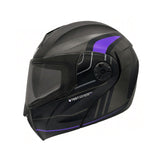 CASCO ABATIBLE 3110 REPLACED NEGRO+GRIS+VISOR AZUL
