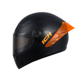 CASCO INTEGRAL ICH 501 SOLID_5 NEGRO+NARANJA