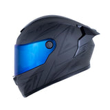CASCO INTEGRAL XONE X-500 RS SCRAWL GRIS OSCURO+NEGRO