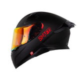 CASCO INTEGRAL SHAFT PRO 612 DV EVO PLANO NEGRO+ROJO
