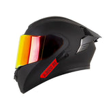 CASCO ABATIBLE XONE 3000 RS PLANO NEGRO+ROJO