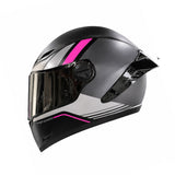 CASCO INTEGRAL ICH 501 DINGO NEGRO+FUCSIA