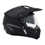 CASCO MULTIPROPOSITO SPARTAN WOLF NEGRO MATE
