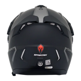 CASCO MULTIPROPOSITO SPARTAN WOLF NEGRO MATE