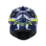 CASCO MULTIPRO HRO MX330 DV GLITCH AZUL+VERDE NEÓN
